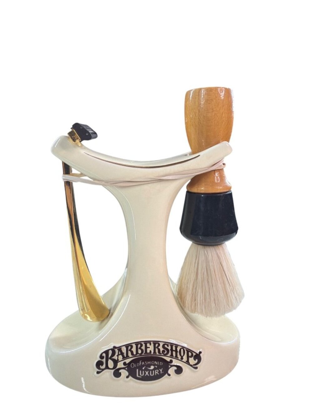 Vintage Franklin Toiletry Barbershop Shaving Stand Set with Brush & Razor Japan